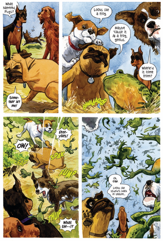 Biblical stuff starts raining down on the heroes of Beasts of Burden.